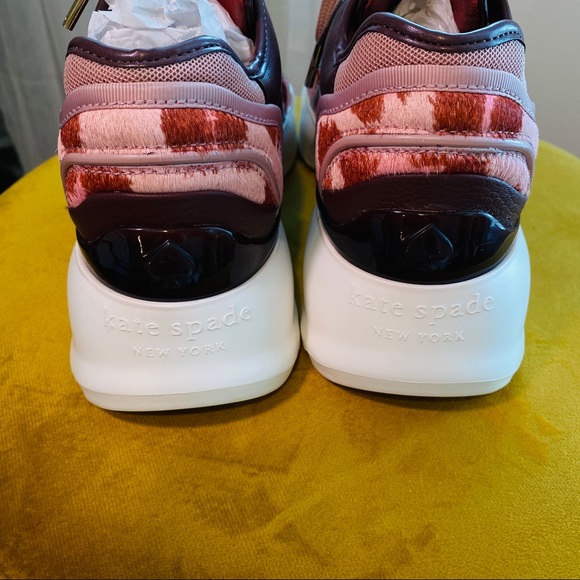 Kate Spade New York Womens Athletic Bulky Cloud Sneaker Multi Pink Size 7.5M - Picture 7 of 10